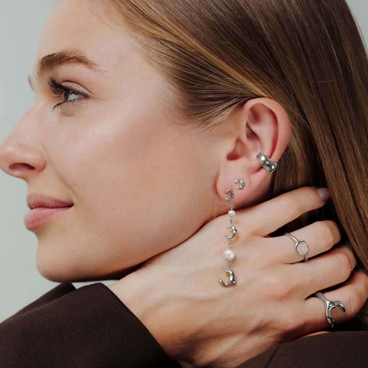 Alluring Anne Studs Silber