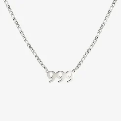 Angel Number Necklace Silber - 111