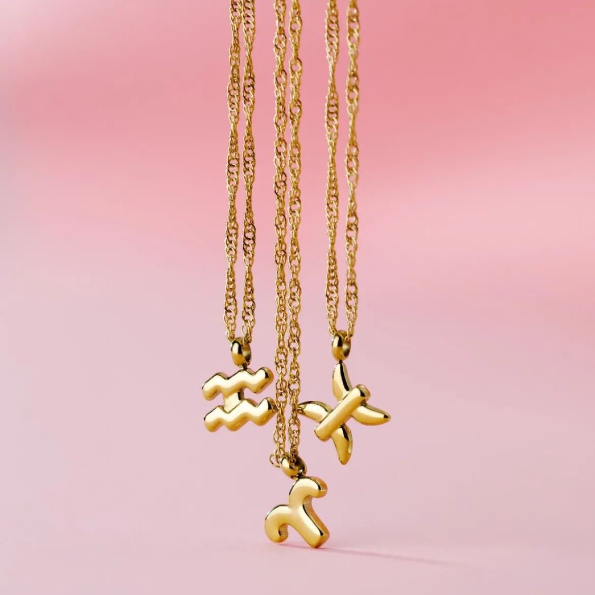 Aquarius Bubble Necklace Roségold