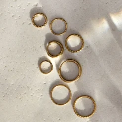 Basic Click Piercing Ring Silber