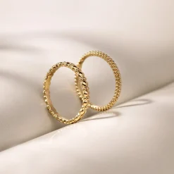 Bead it Ring Silber