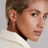 Blending Duo Oval Hoop Set Baby Roségold