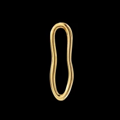 Blending Shapes Oval Hoop Set Baby Gold