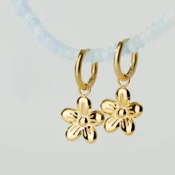 Blossom Hoop Set Small Roségold