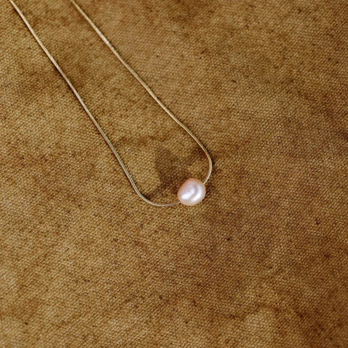 Blush Pearl Choker Roségold