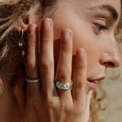 Boho Dots Ring Silber