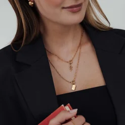 Book Lovers Club Singapore Chain Necklace Set Roségold