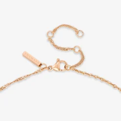 Bouquet Coin Necklace Roségold