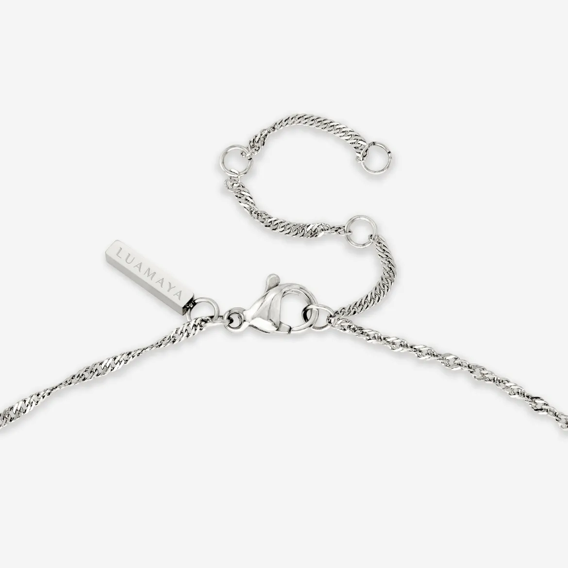 Bouquet Coin Necklace Silber