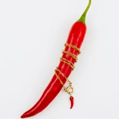 Chili Singapore Chain Necklace Set Silber