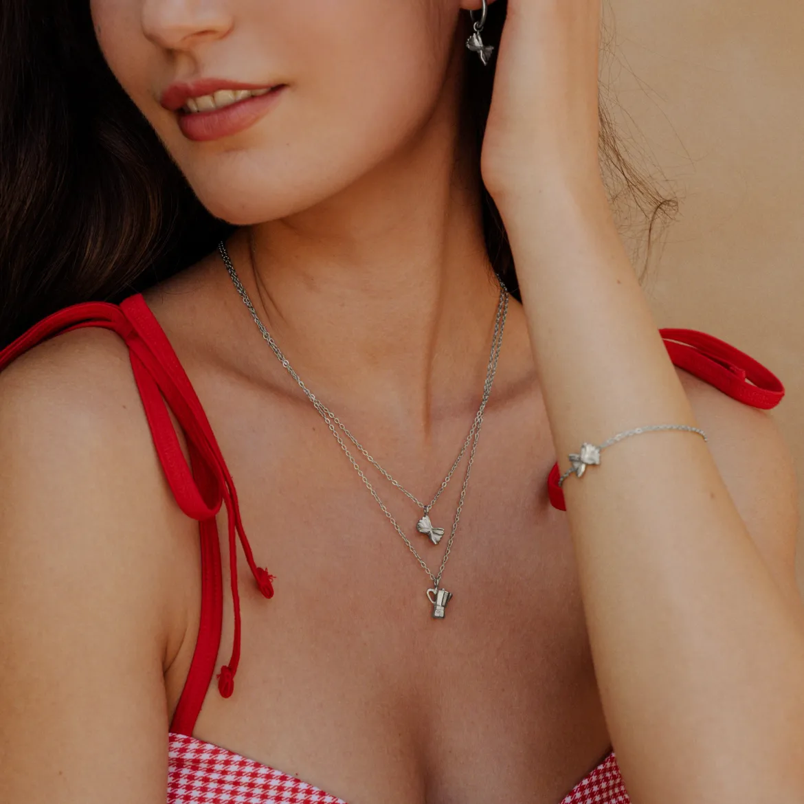 Coffee Lover Necklace Silber