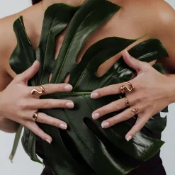 Coiled Ring Roségold