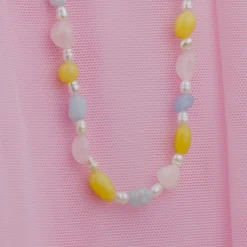 Cotton Candy Choker Silber