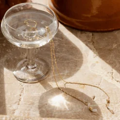 Curly Twist Sunglasses Chain Silber