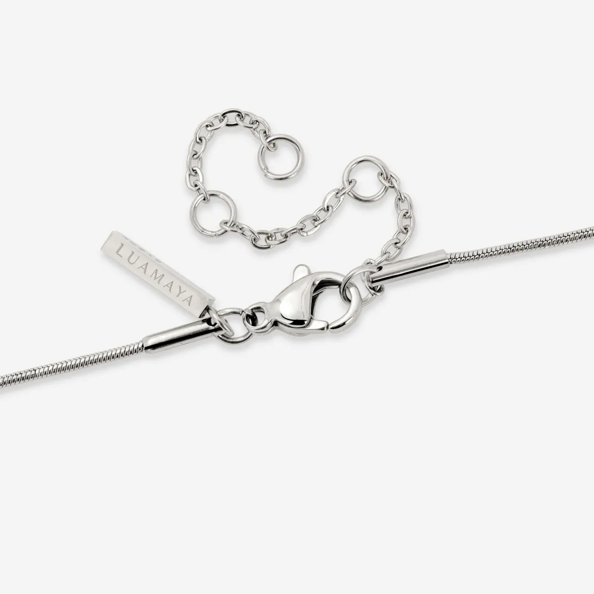 Curvy Beads Choker Silber