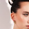 Cute Stargaze Hoops Medium Roségold