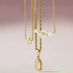 Daisy Choker Roségold