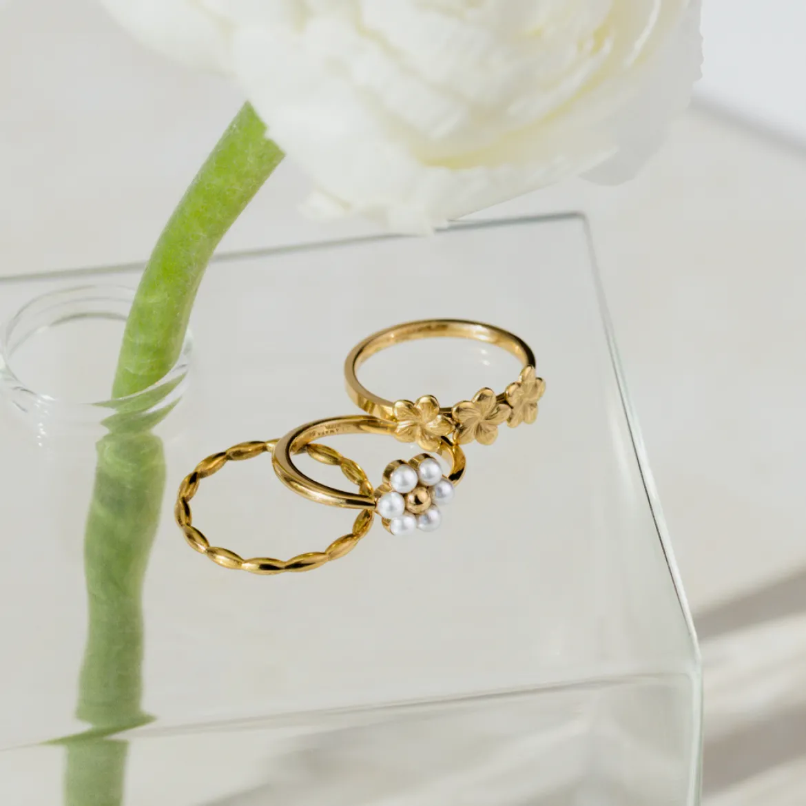 Daisy Ring Silber