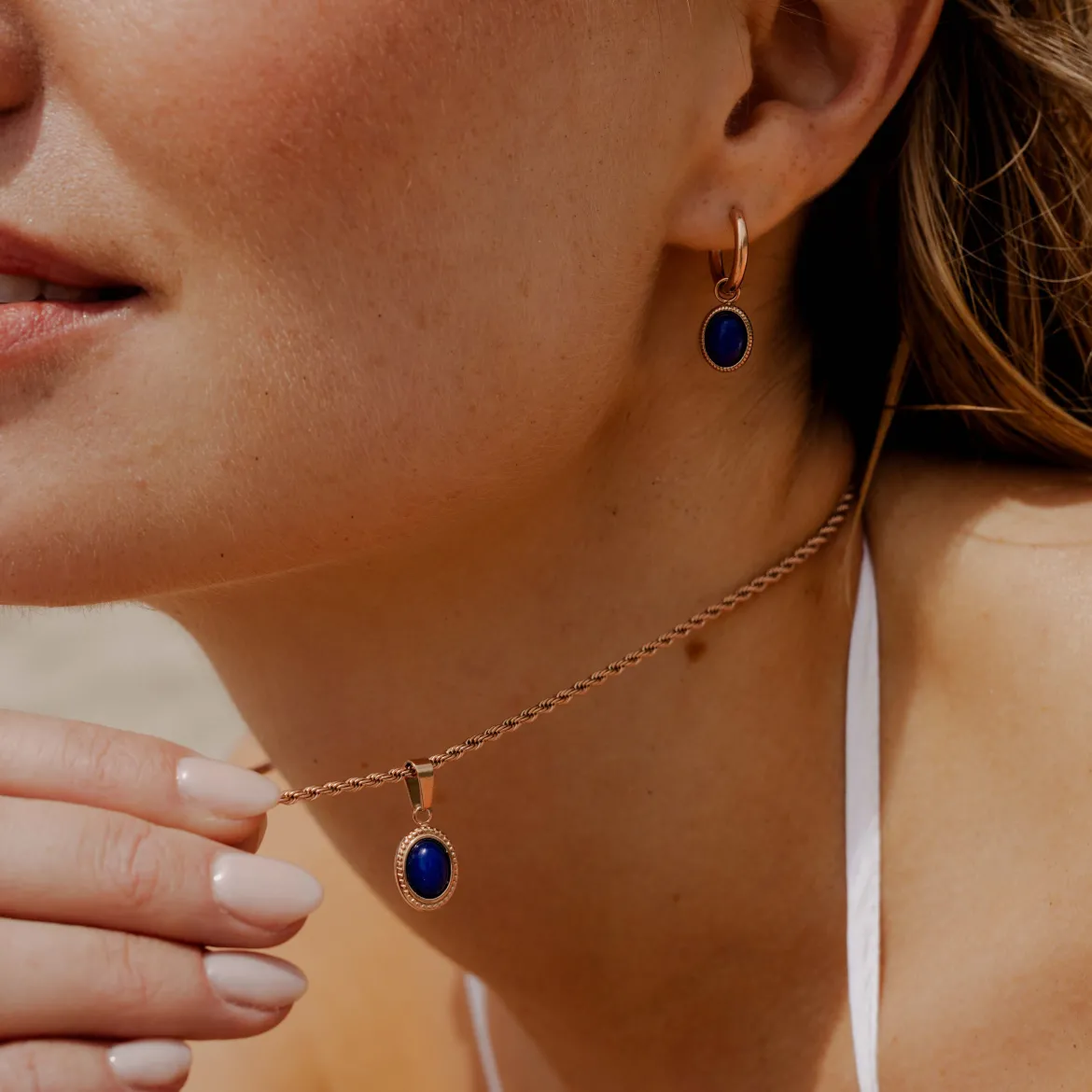 Deep Sea Necklace Roségold
