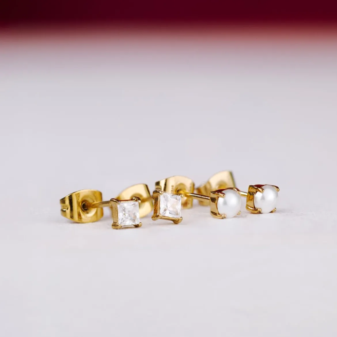 Dream Pearl Studs Roségold