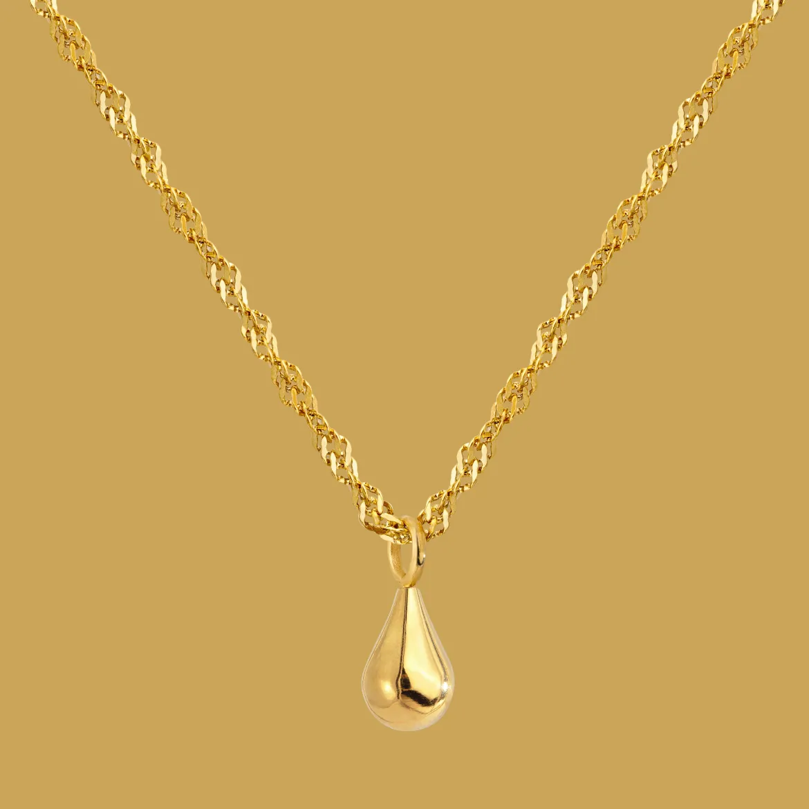 Drop it Necklace Gold