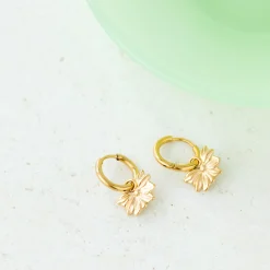 Eternal Bloom Hoop Set Small Gold