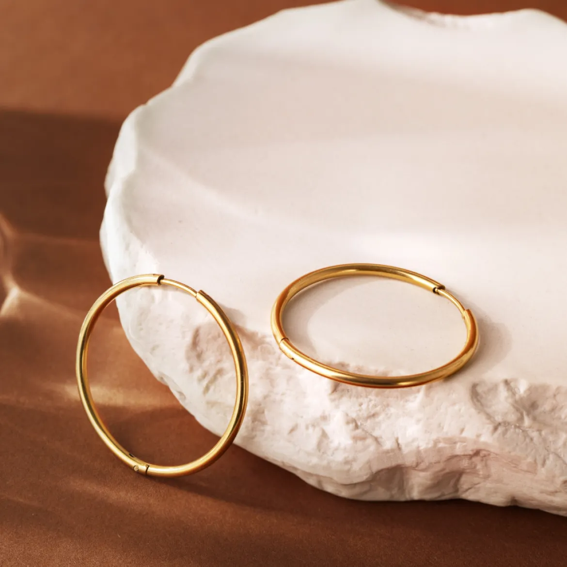 Extra Large Hoops Roségold