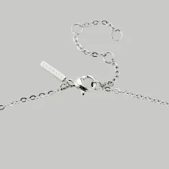 Flowery Pearls Choker Silber