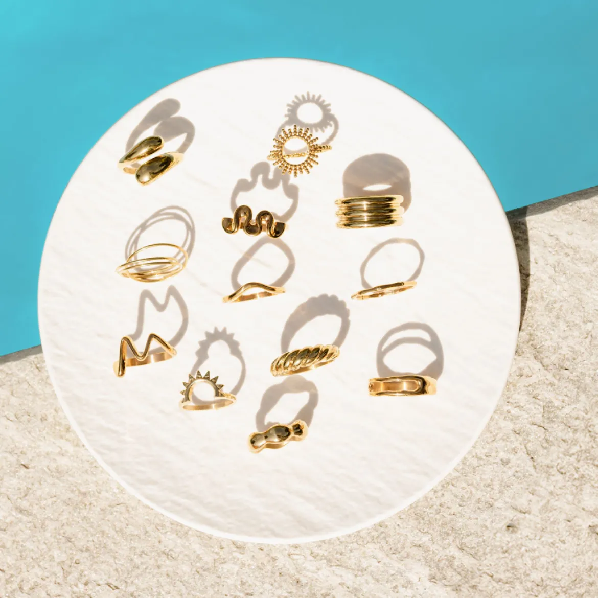 Flowing Gap Ring Silber
