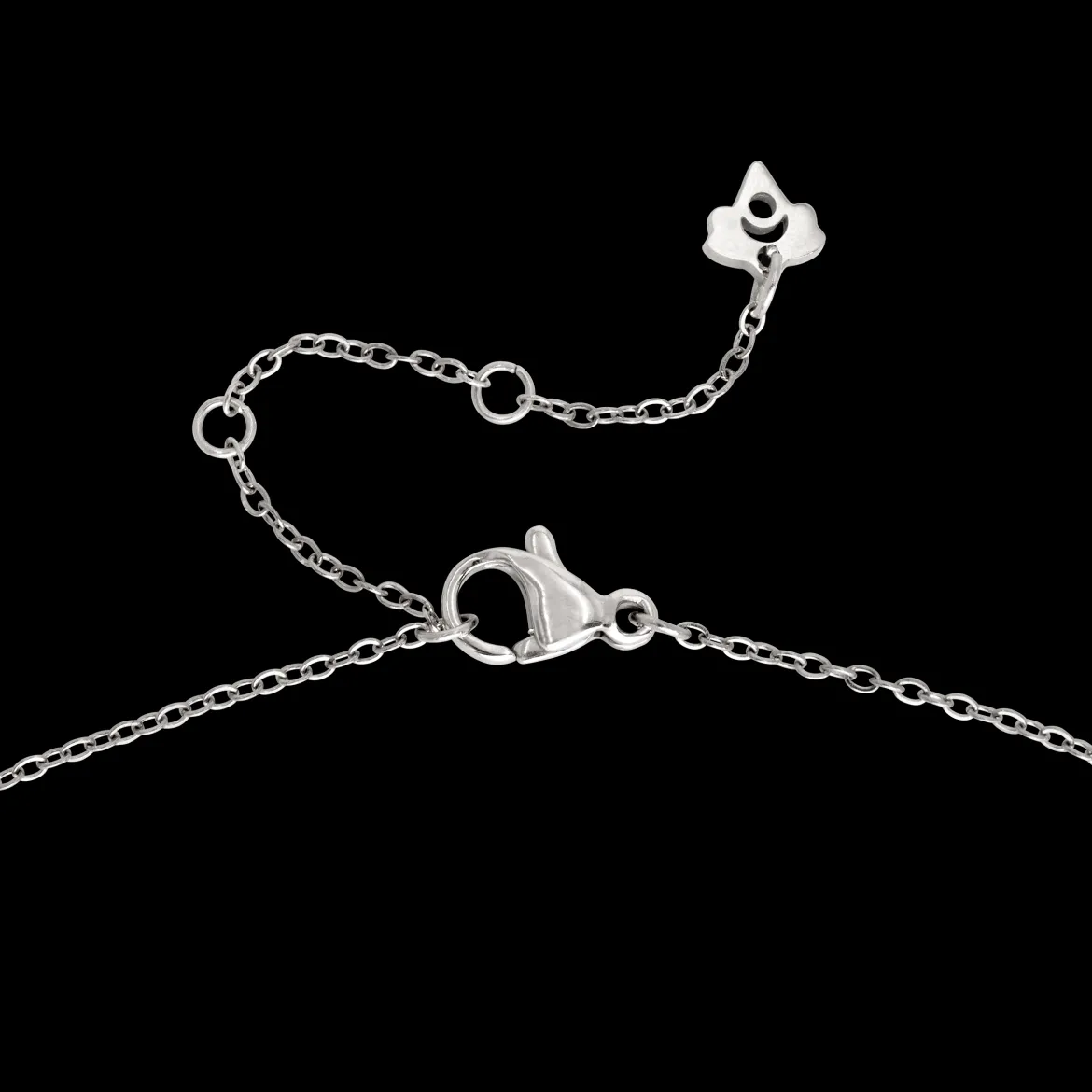Flowy Heart Necklace Bundle Silber