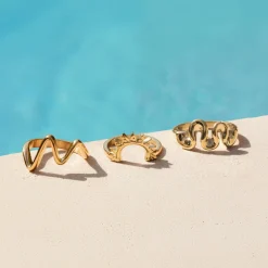Fluid Motion Ring Roségold