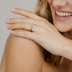 Forever Blue Daisy Ring Silber - 50