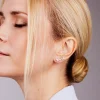 Glam Earclimber Studs Gold