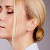 Glam Earclimber Studs Roségold