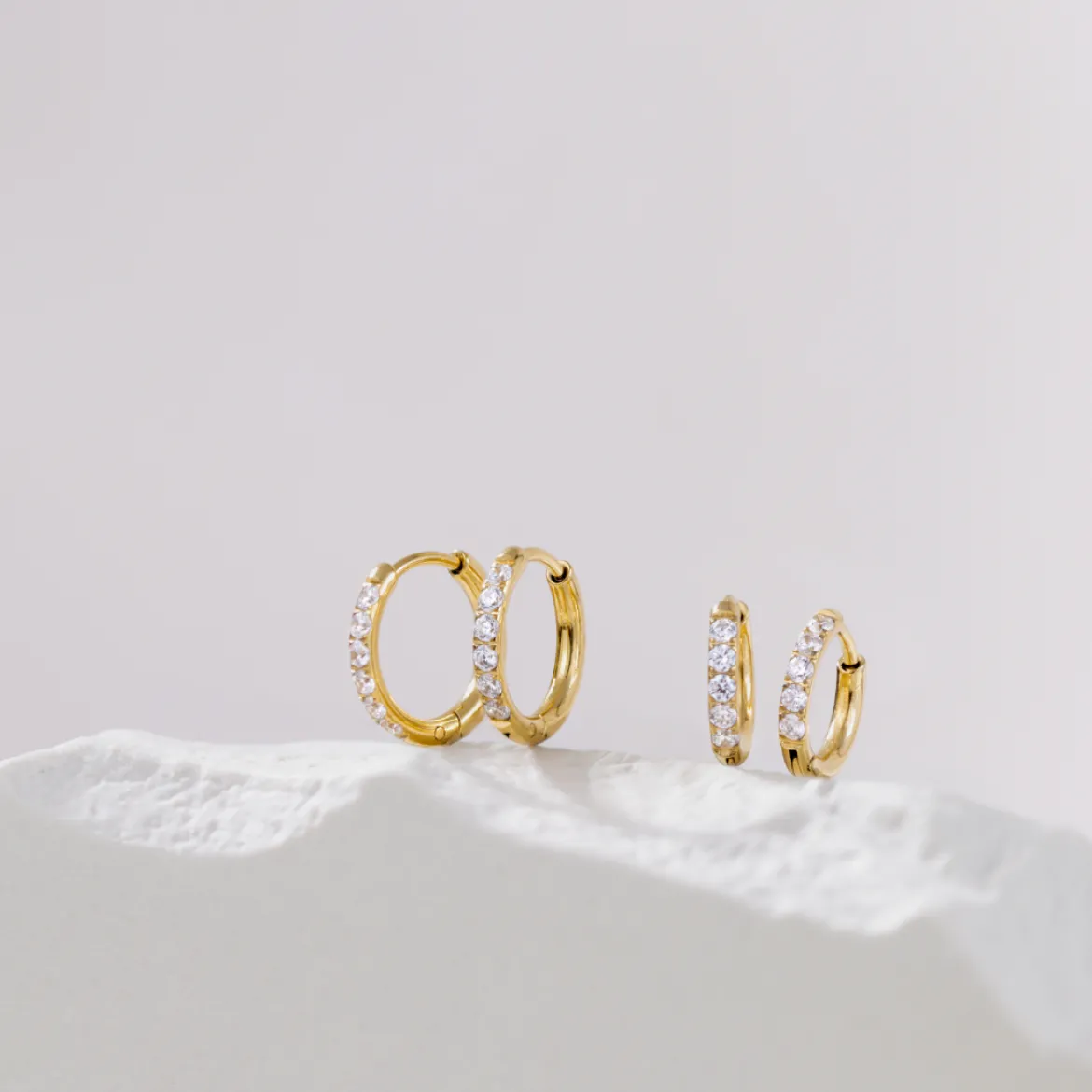 Glimmer Hoop Bundle Roségold