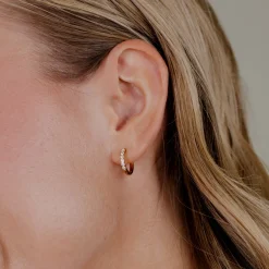 Glimmer Hoops Small Roségold