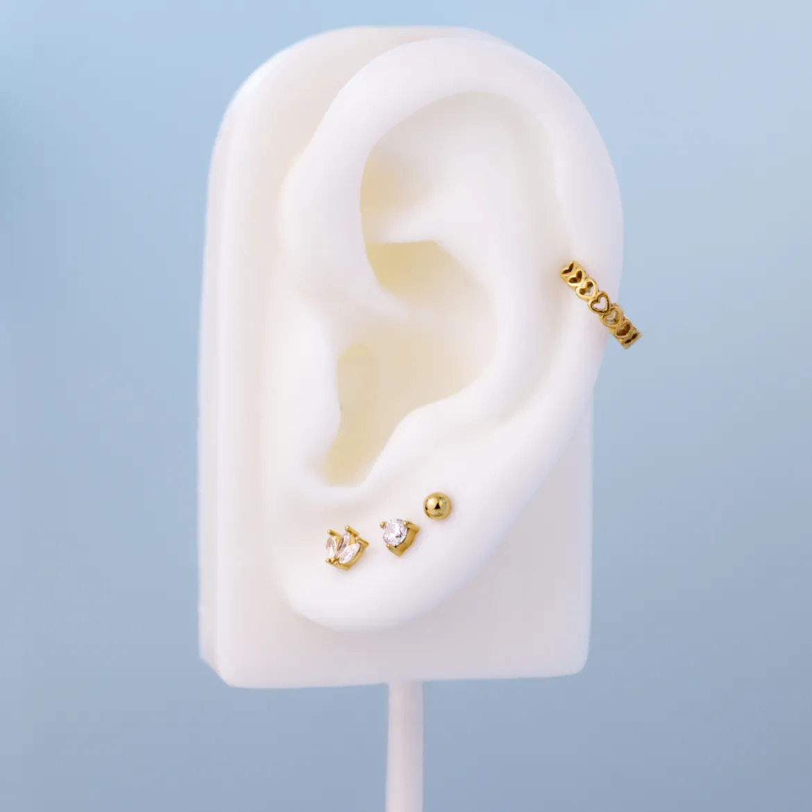 Glimmer Studs Roségold