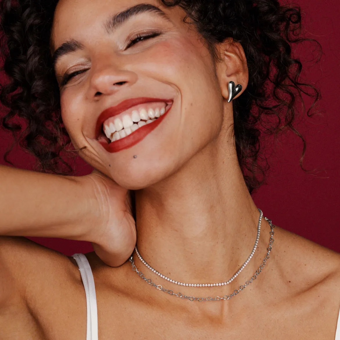 Glitz 'n' Glam Necklace Silber