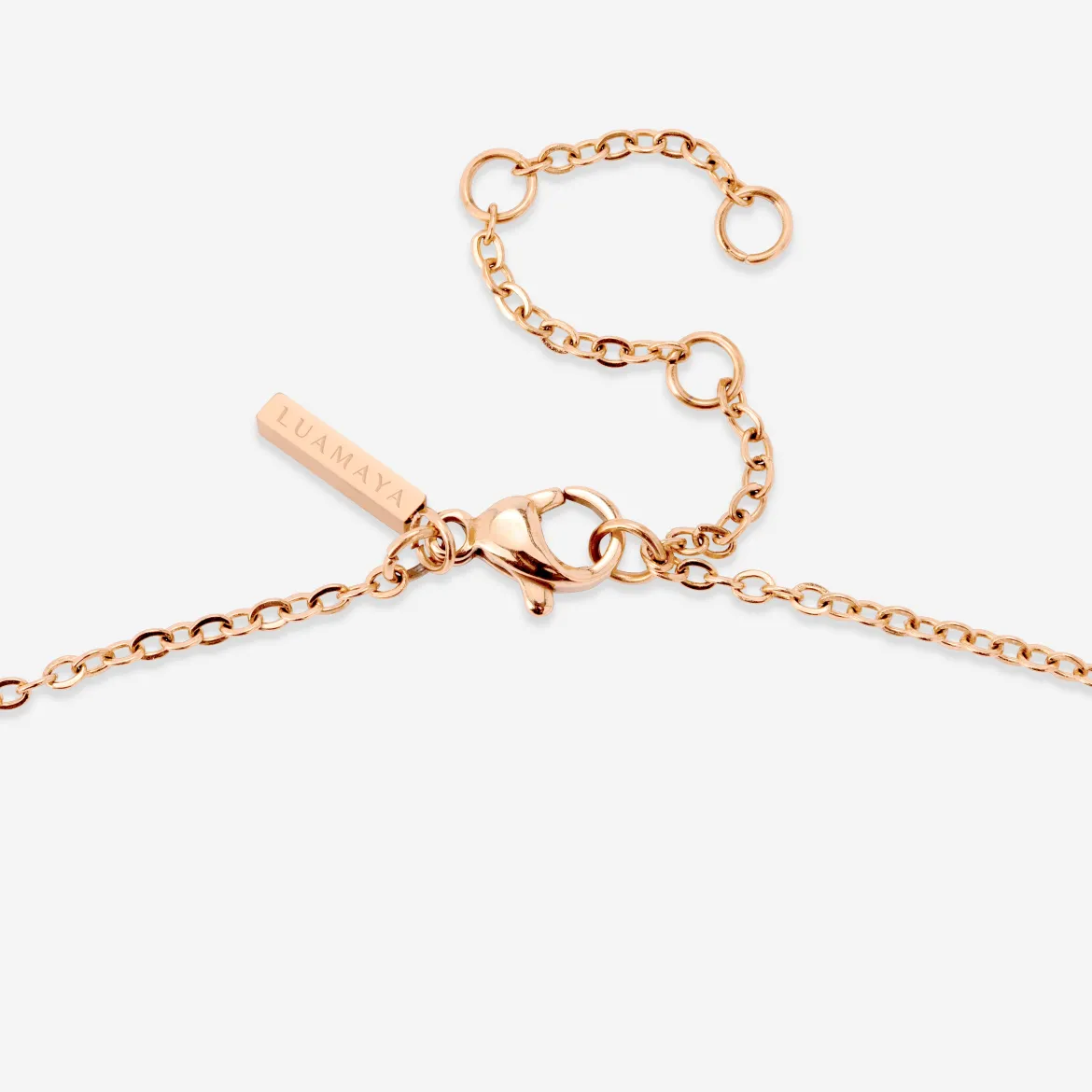 Golden Bean Necklace Roségold
