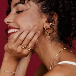 High 'n' Low Ring Gold