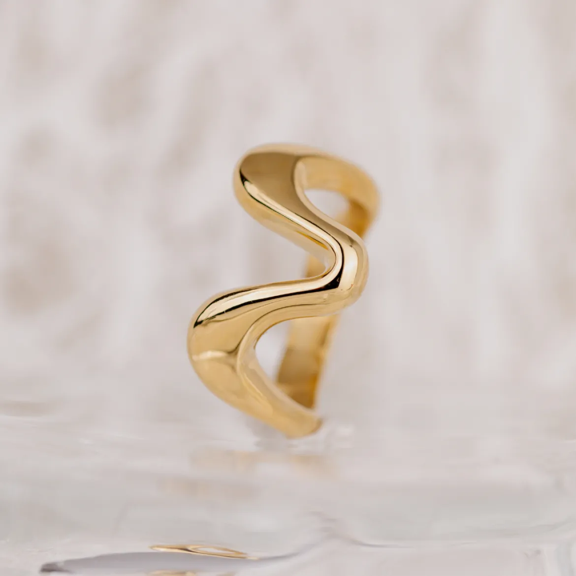 High 'n' Low Ring Roségold