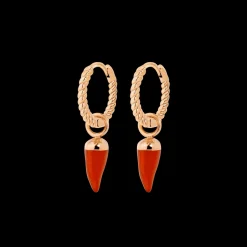 Hot 'n' Spicy Twisted Hoop Set Baby Roségold