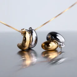 Huggie Studs Roségold