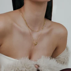Icicle Necklace Gold