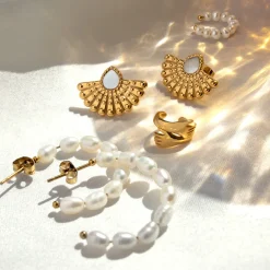 Incredible Leo Stud Earrings Roségold