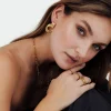 Infinity Loop Hoops Gold