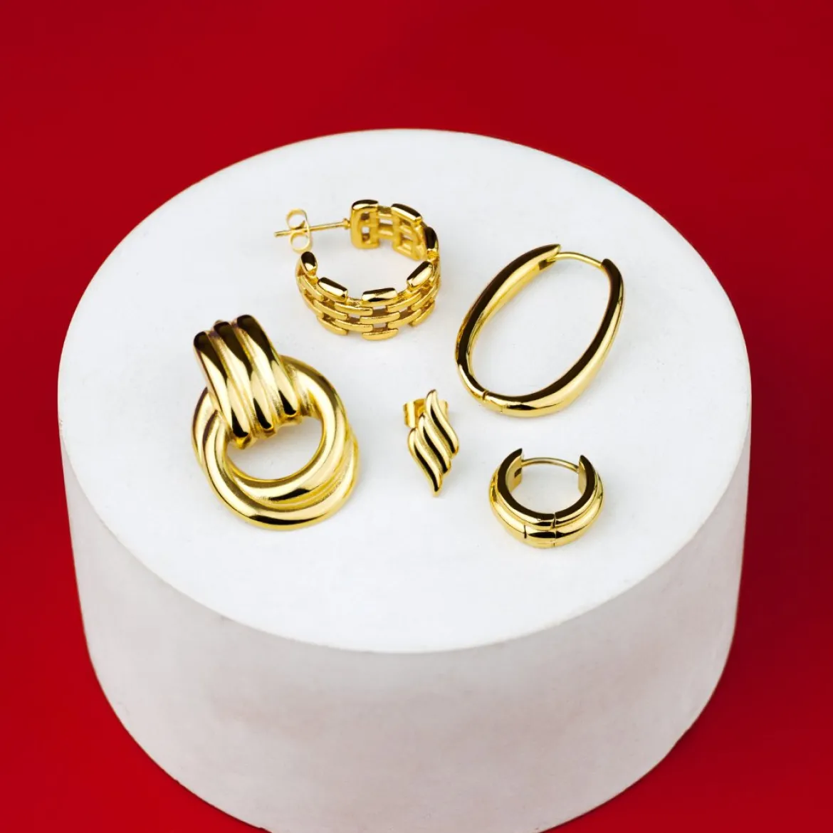 Infinity Loop Hoops Roségold