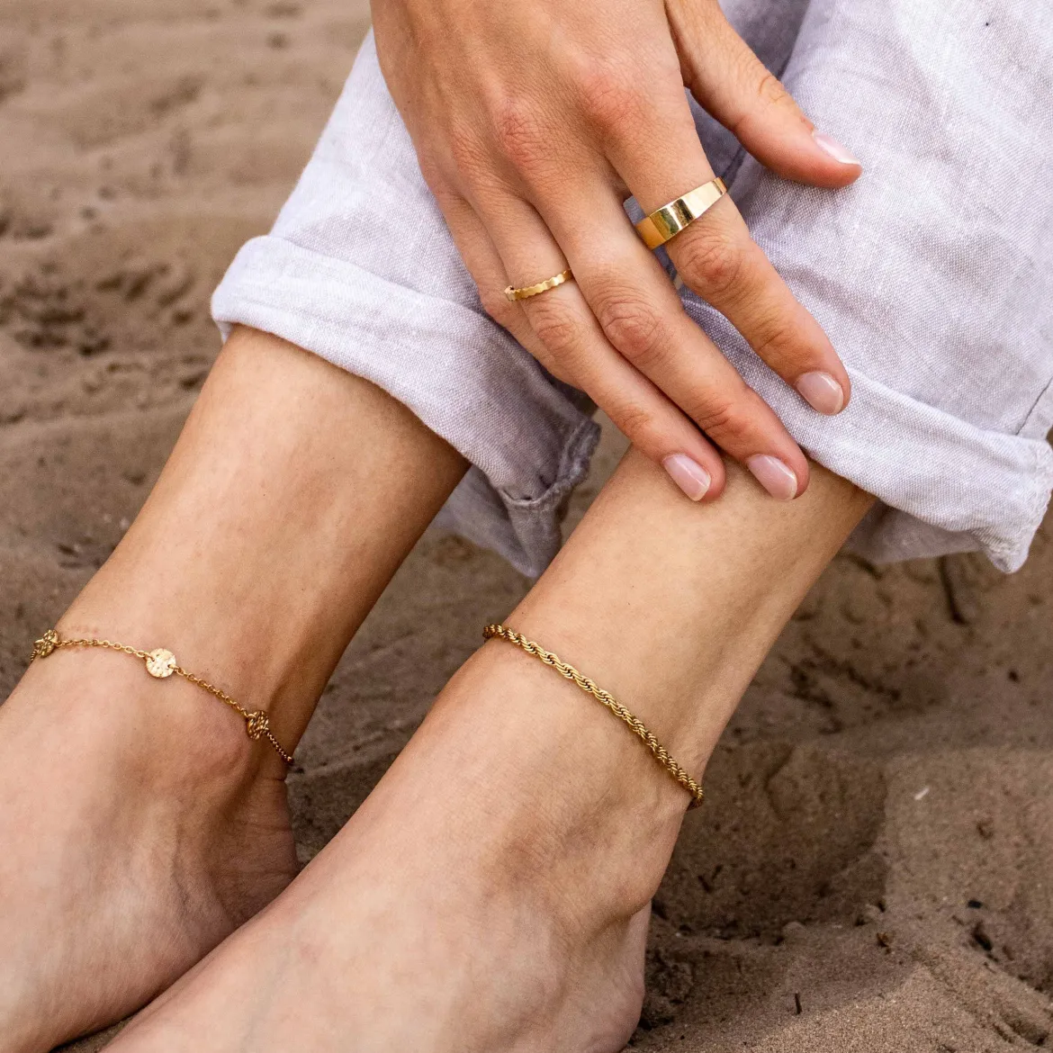 Juana Anklet Gold