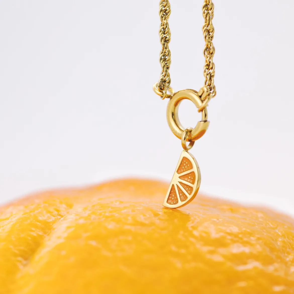 Juicy Rope Chain Necklace Set Gold