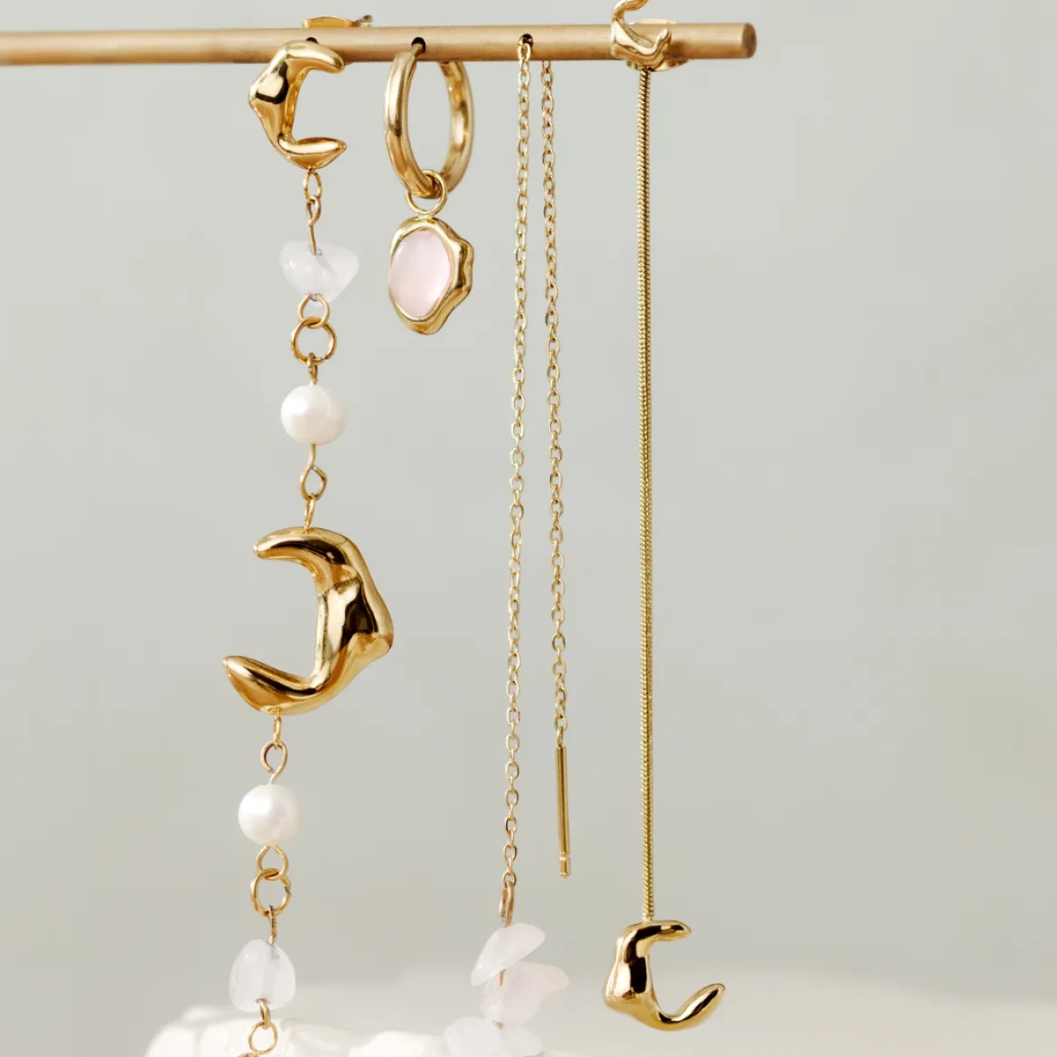 Lively Lisa Hoop Set Small Roségold